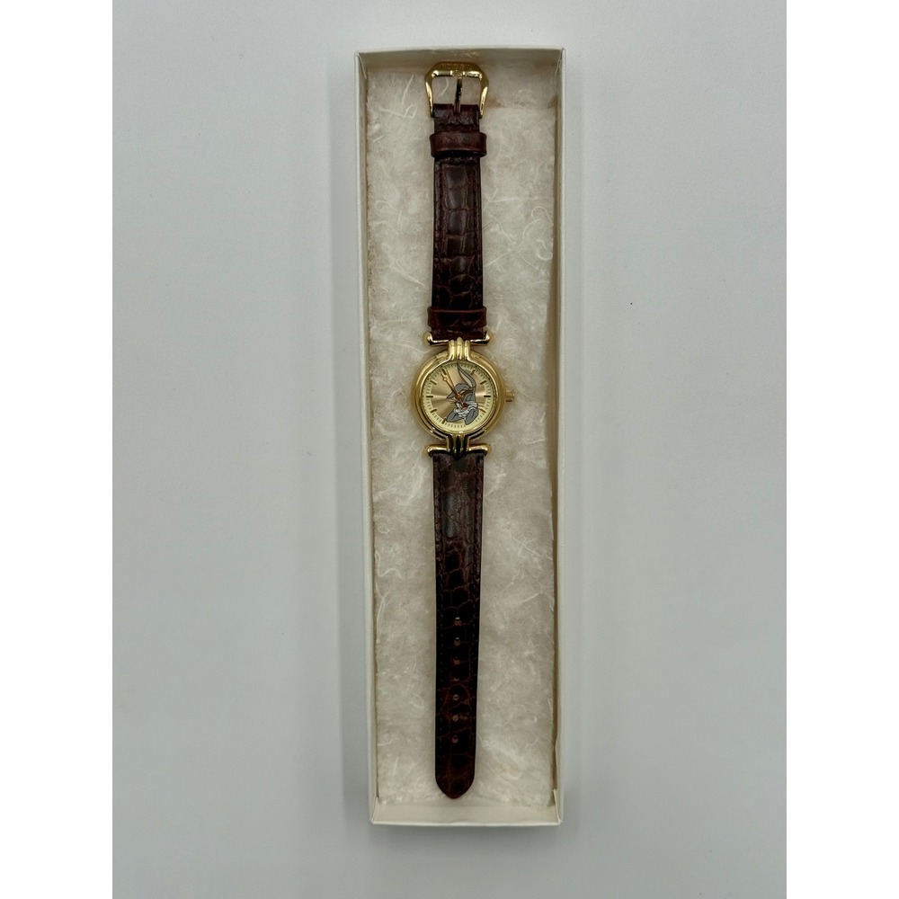 Vintage 1990s Fossil Warner Bros Bugs Bunny Watch WB Studio New Battery